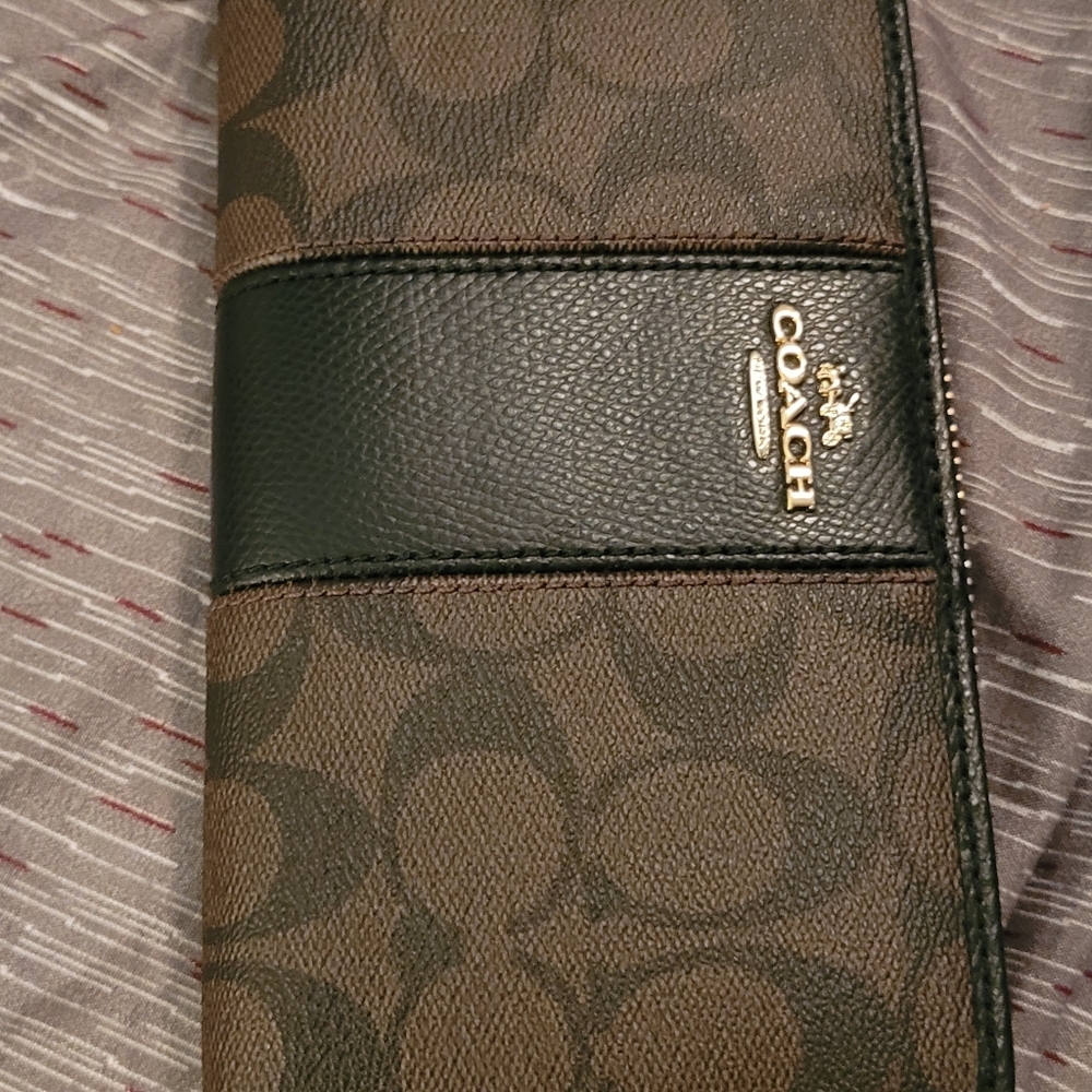 Monogram Coach Wallet